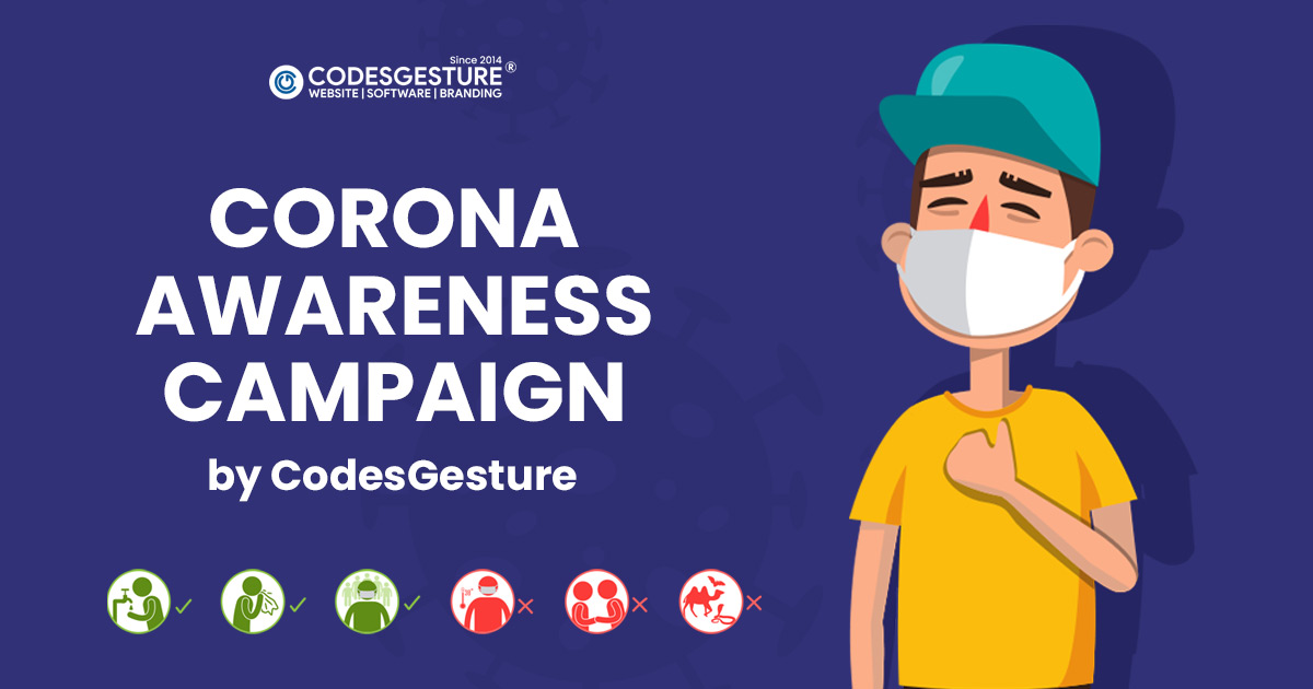 Corona Awareness Campaign by CodesGesture