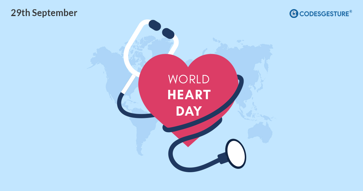 Happy World Heart Day - 29 September