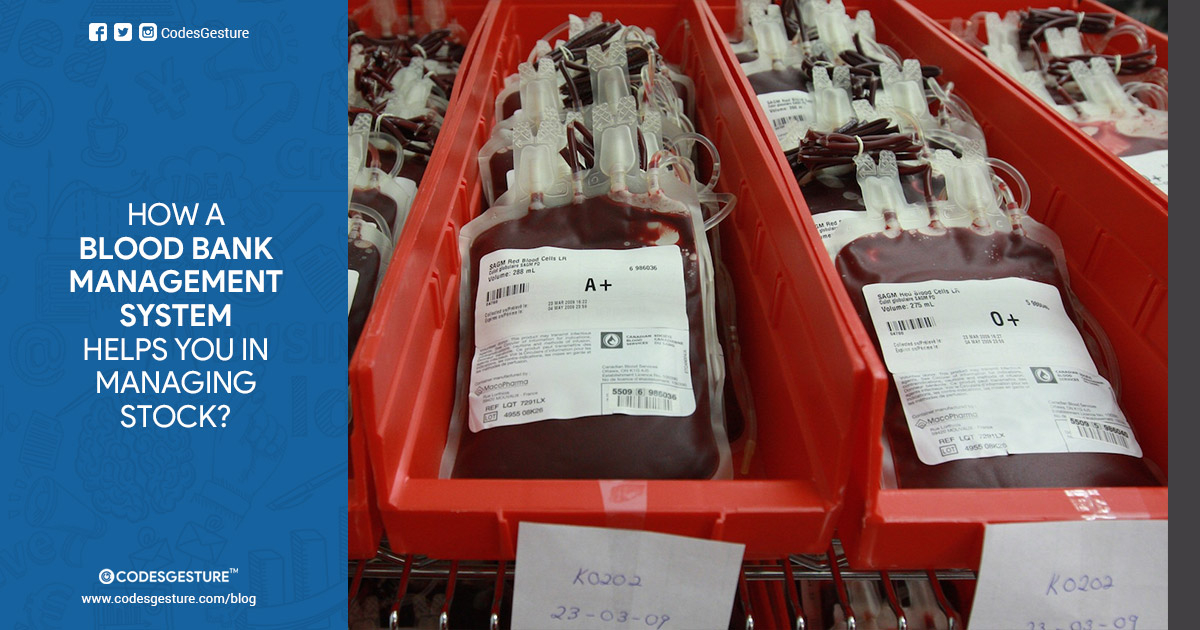 How A Blood Bank System Helps You In Managing Stock?