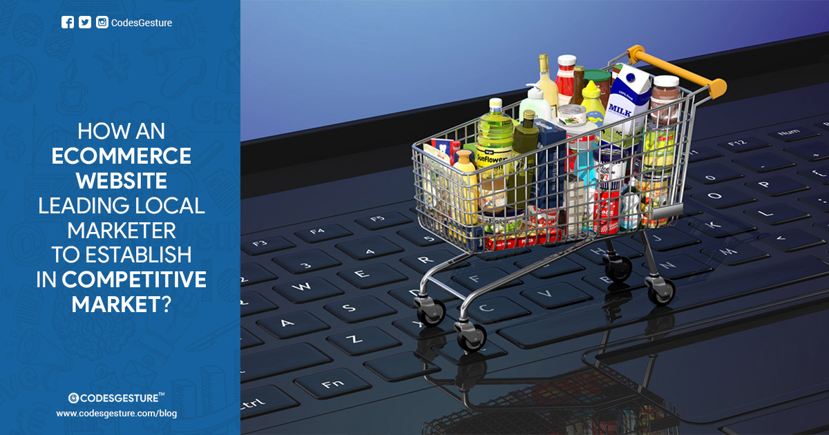 How an Ecommerce Website Leading Local Marketer To Establish In Competitive Market?