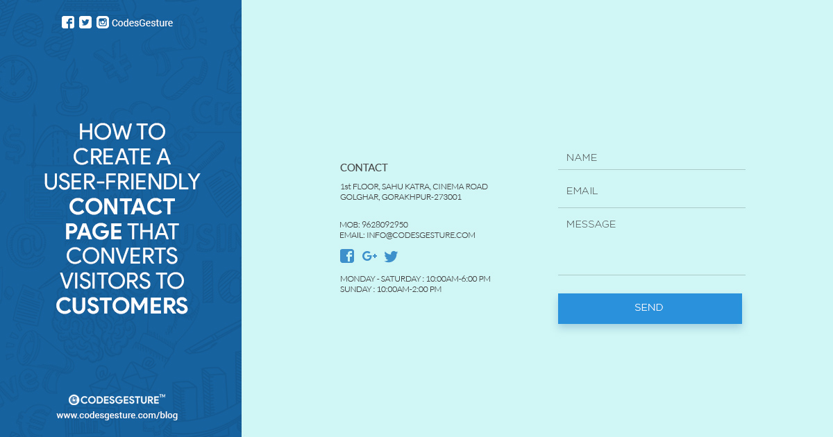 How to Create a User-Friendly Contact Page That Converts