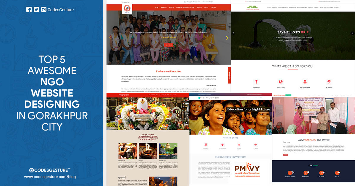 Top Awesome Ngo Website Designing In Gorakhpur?
